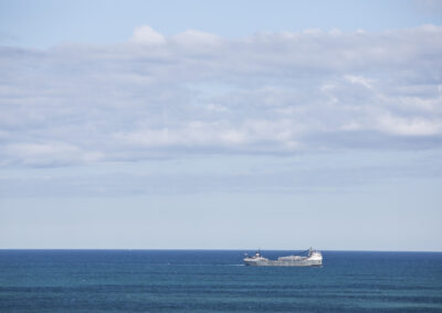 Photo of a ship on Lake Huron