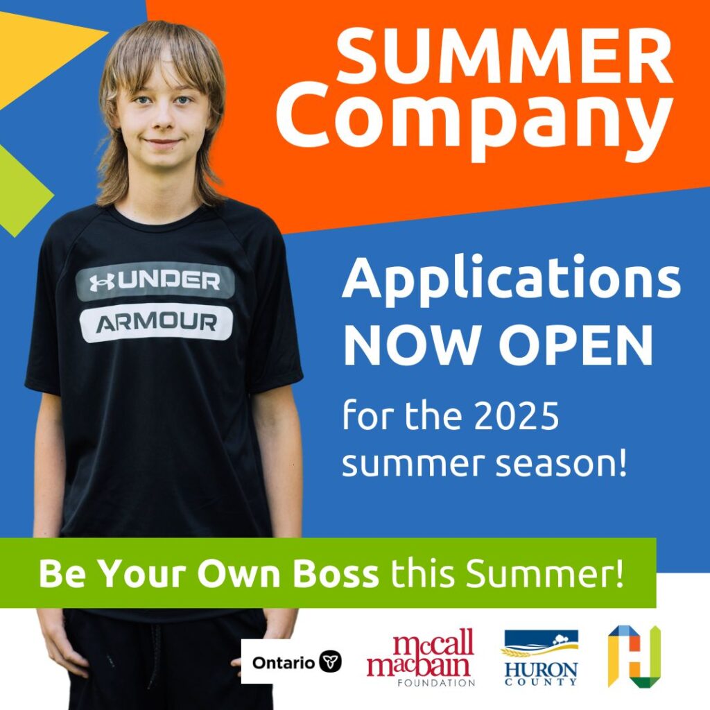 A graphic indicating Summer Company Applications are now open