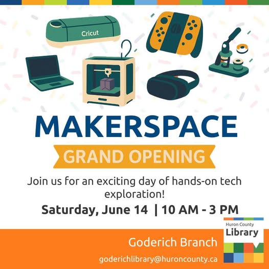 Huron County Library Goderich Branch Maker Space